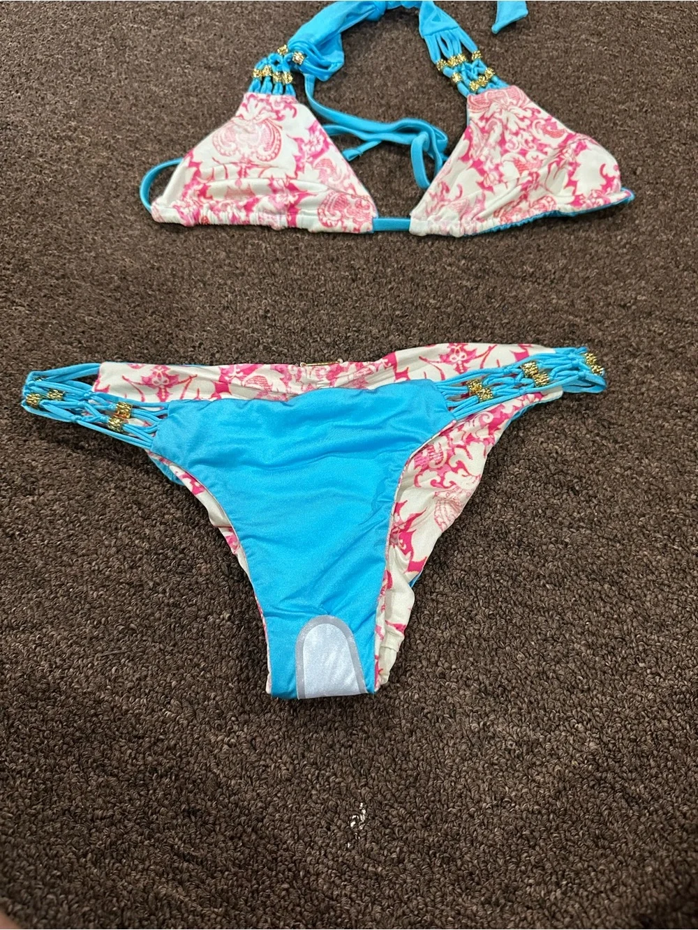 Beach Bunny beach halter triangle
